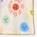 Amazon Essentials Girls and Toddlers' Short-Sleeve T-Shirts (Large, Ivory Suns)