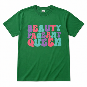 Beauty Pageant Queen Womens Beauty Pageants Retro Vintage T-Shirt, XL