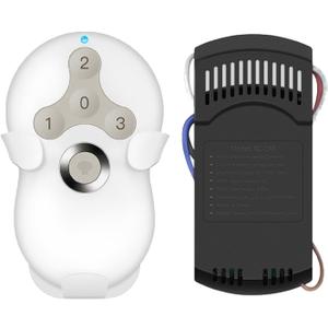 Universal Ceiling Fan Remote Control Kit Replacement for Harbor Breeze Hunter 99122/99123/99600/99813 /99770/85095,3-Speed Light Dimmer