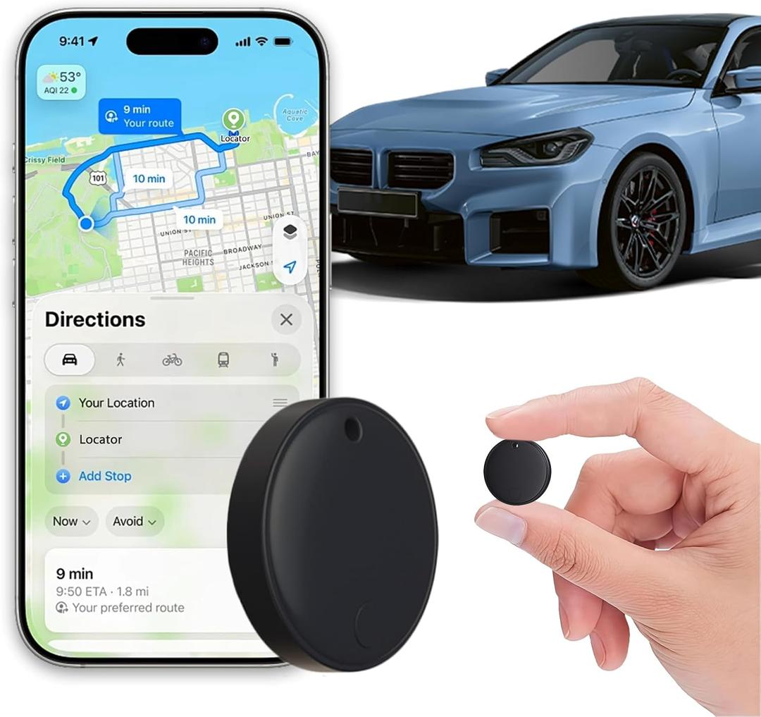 Mini GPS Tracker for Vehicles - Real-Time GPS Tracker, Hidden Car Tracking Device, Suitable for Children, Pets, Dogs, Trucks/People, No Subscription/No Monthly Fee 