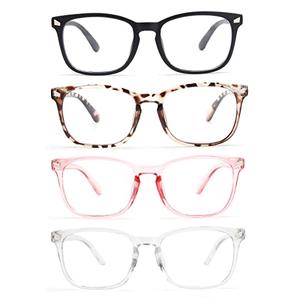 CCVOO Reading Glasses for Women/Men, Eyeglasses, Blue Light Readers for Women/Men, Computer Eye Glasses, Cheaters Magnification Strength: 1.25 x