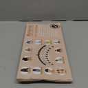 Legging Organizer for Closet, Metal Yoga Pants Hanger w/Rubber Coated 2 Pack w/10 Clips Hold 20 Leggings, Hangers Space Saving Hanging Closet Organizer for Closet Organizers and Storage-White