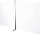 SteelAid Room Divider (Double Panel)  Folding Partition Privacy Screen for Office, Classroom, Dorm Room, Kids Room, Studio, Conference - 142" x 72" - Easy to Assemble, Freestanding & Foldable (White)