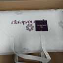 Asha Natural Latex Pillow, Plush Support, Side Sleeper Pillow, Queen Size, 30" L x 17" W x 6" H