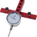 Table Saw Gauge Inch/Metric Portable Aluminum Measuring Instrument Tool Adjustable Short Precision Dial Indicator Aligning and Calibrating