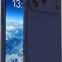 OTOFLY Magnetic for iPhone 17 Pro Case,Compatible with Magsafe,Classic Liquid Silicone Mobile Phone Case,Integrated Camera Control Button,Anti-Scratch Microfiber Lining, Midnight Blue