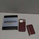 for iPhone 15 Pro Wallet Case with Card Holder, Kickstand Shockproof Phone Cover Fit for iPhone 15 Pro 6.1" Burgundy