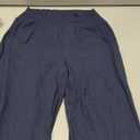 G4Free Wide Leg Pants for Women Stretchy Comfy Loose Yoga Pants High Waist Loose Casual Sweatpants Winter(Dark Blue,S,Petite)