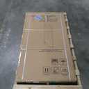 Bathtub Shower Door, 30" W X 58" H Fixed Tub Glass Panel with Clamps, 1/4"(6mm) Clear Tempered Frameless Shower Glass Door, Tub Shower Doors in Matte Black