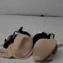 Fruit of the Loom Women's Smooth Cotton T-Shirt Bra Pack - Ultra-Soft, Flexible, and Invisible Under Tees (36DD)