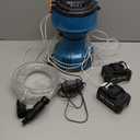 SEESII Floating Water Pump Battery Powered, 720GPH Cordless Water Transfer Pump w/ 2 Pcs 4000 mAh Batteries & Charger, 25 ft of Lift, 3/4" Outlet, Portable Small Pump for Pool, Pond, RV, Boat, Garden