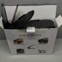 NVGSN Shoe Slots Organizer 20 Pack - Shoe Stackers for a Pair of Shoes, Shoe Storage Shoe Space Savers 50%, 4 Levels Adjustable Thickening Double Layer Shoe Holders Shoe Organizer for Closet, Black