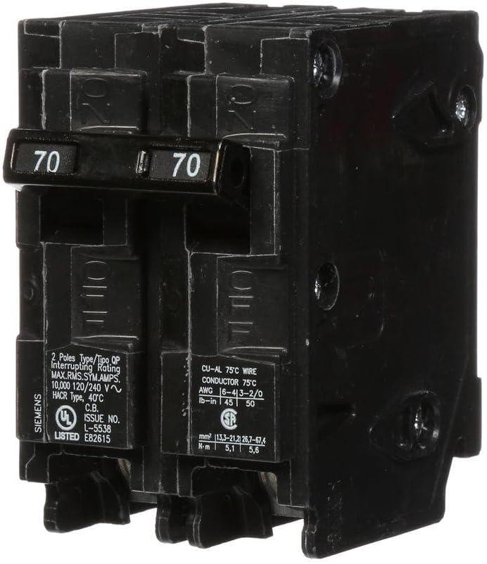 SIEMENS Q270 70-Amp Double Pole Type QP Circuit Breaker