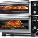 Ninja Double Oven Pro Smart XL Countertop Oven & Air Fryer | 30.2 Qt Capacity | 12-in-1 with Smart Finish & Dual Zone Tech to Cook 2 Meals at Once | Fits up to 4.5lb Chicken | Stainless Steel | DCT801