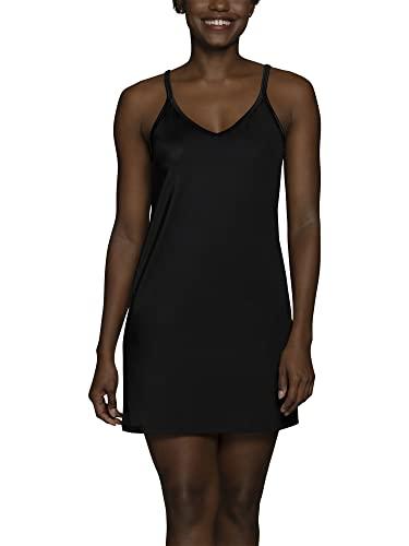 Vanity Fair Women's for Under Dresses Full Slip, Spinslip - 18" Black, Large US