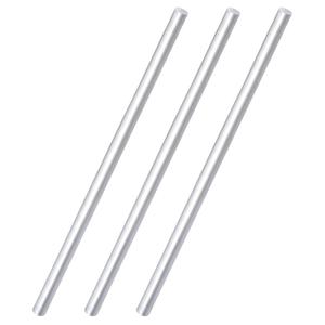 3 Pieces 1/2" Diameter Round Aluminum Rod,Long 13" 6061 Aluminum Round Bar,T6511 Solid Extruded,0.5" Diameter,for DIY Craft (1/2x13 inch, 3)