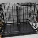 18-Inch Single Door iCrate, for Tiny Breeds, Up to 10 lbs
Folding Dog Crate with Divider Panel, Leak-Proof Tray & Secure Latch, Portable, Durable & Easy to Assemble