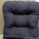 Arlee Chair Cushions for Dining Chairs, Set of 2 - Memory Foam Chair Pads, Non-Skid Backing - Durable Thick Seat Cushions for Kitchen, Office, Patio, 15.5" L x 15.5" W - Marjorie Blue