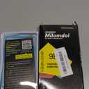 Milomdoi 3 Pack Privacy Screen Protector for Samsung Galaxy S25 Ultra Tempered Glass with 3 Pack Camera Lens Protector, Ultra 9H Accessories [Support Fingerprint Unlock] Black