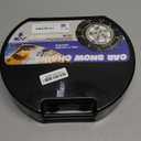 Snow-Chains Auto Fixing 1 Min Quick Fit Easy Installation Tire-Chains, Portable Reusable Universal Emergency Tire Traction Chain for Passenger Car, Pickup Trucks and SUV - Set of 2 (HKN-150)