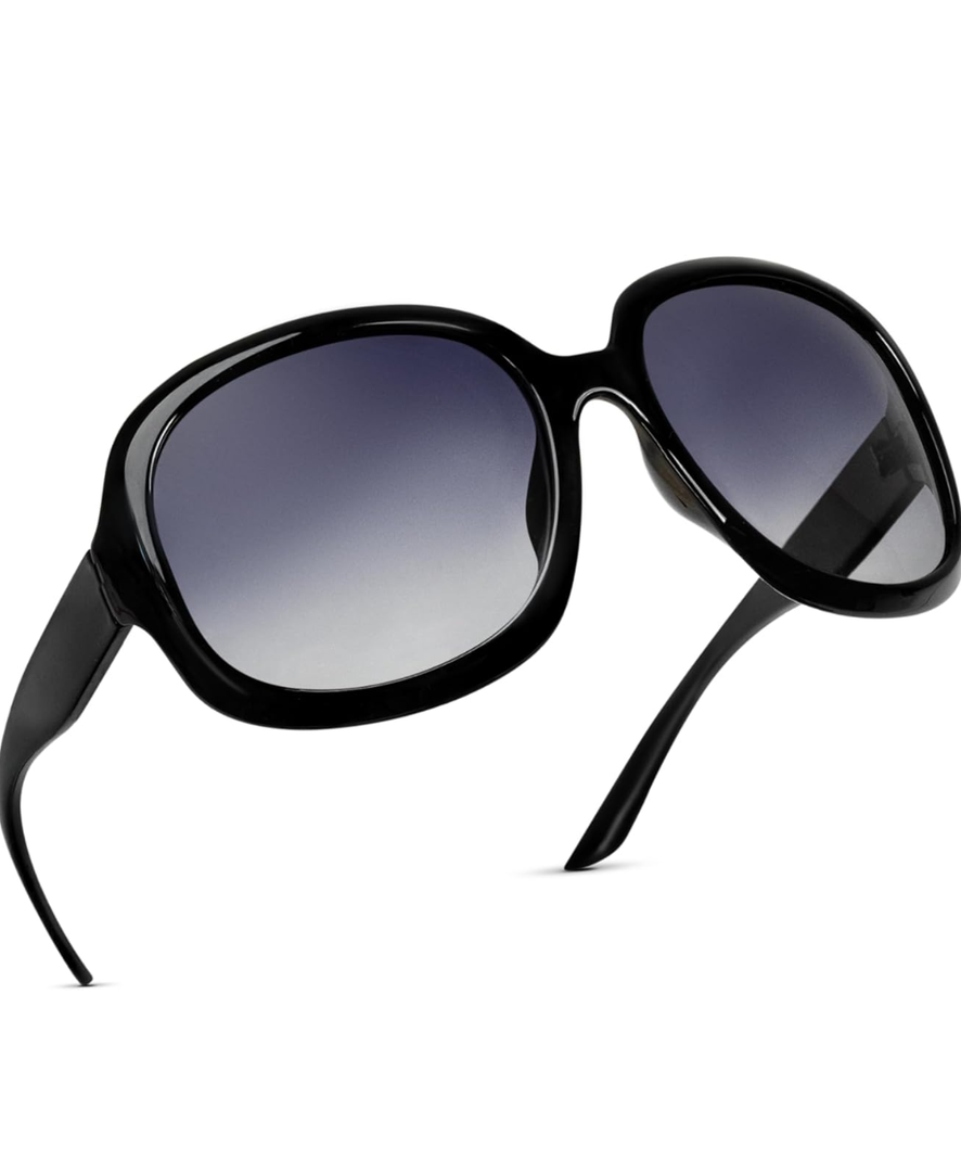 miyya Bug Eye Oversized Polarized Sunglasses Womens, Trendy Retro Sun Glasses for Women 2025, Oversized UV Protection Shades