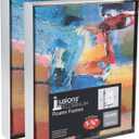 Creative Mark Illusions Aluminum Floater Frames 1-5/8" 2 Pack, 16x20 Silver - Canvas Floater Frames with Sleek Metal Exterior, Flat Molding & Assembly Hardware for Artists, Professionals, Galleries