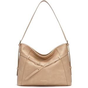 Montana West Hobo Purse for Women Adjustable Belt Buckle Hobo Bag with Adjustable Strap,Hobo Tan