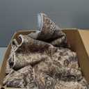 Vintage Area Rug 6x9 Brown Washable Living Room Large Carpet Non Slip Bedroom Indoor Office Low Pile Traditional Distressed Retro Accent Rug for Dining Room Kitchen