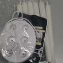 Pruk 6-Pack Rechargable Taper Candles with Remote Timer, Flameless Flickering Real Wax Candle, 60+ Hours Battery Life, Fast Charging Station, for Home Decor, Wedding, Christmas, Thanksgiving