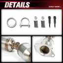Catalytic Converter Compatible with 2010-2015 Toyota Prius 1.8L, for Prius V 2012-2013 L4 1.8L, for 2011-2013 For Lexus CT200H 1.8L (EPA Compliant)