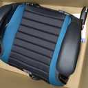 Chicco GoFit Plus Backless Booster Car Seat with Latch Attachment and Quick-Release Latch Removal, Travel Booster Seat for Car, Portable Car Booster Seat for Children 40-110 lbs., Stream/Blue, MND FEB 2026