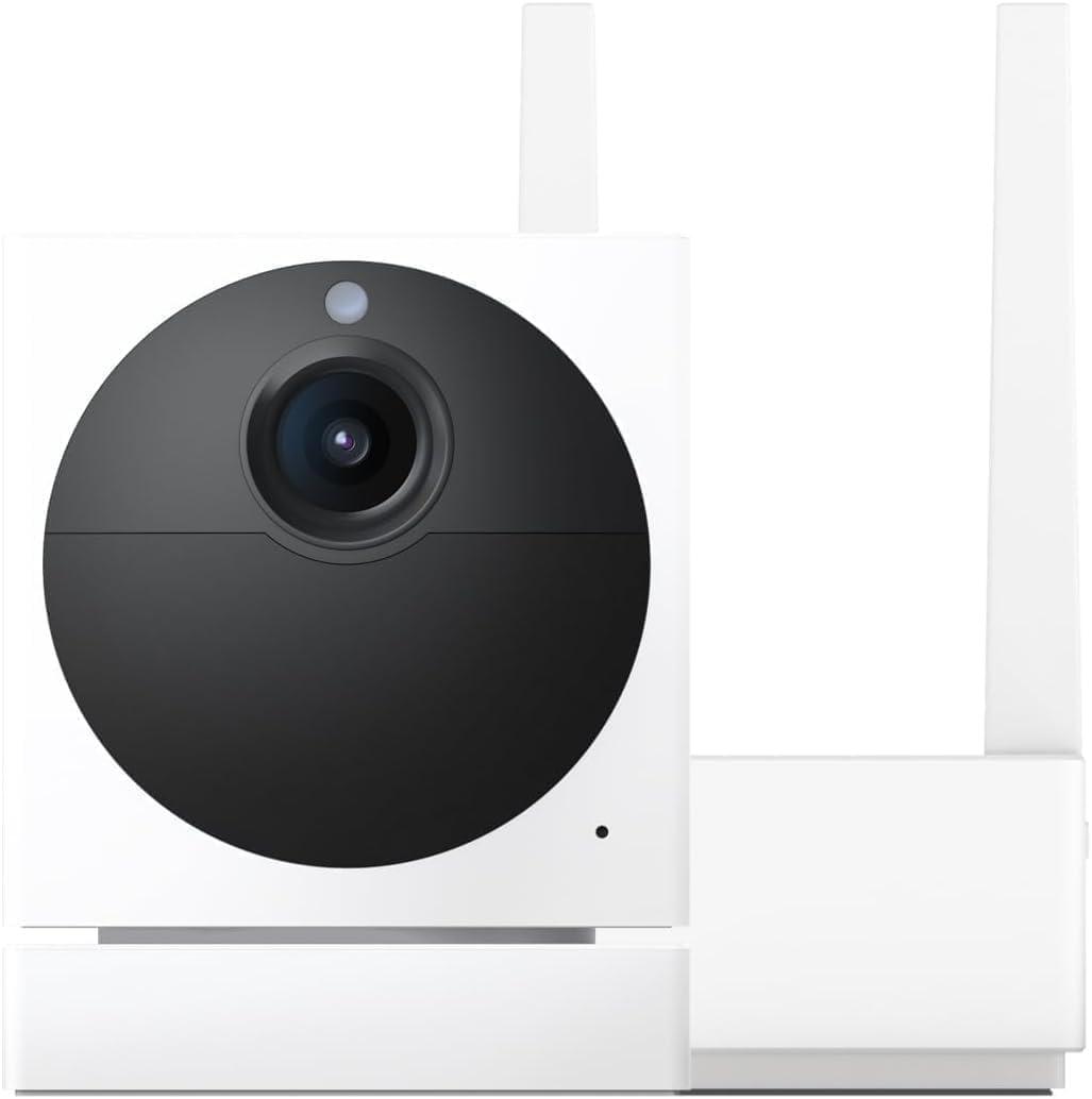 Wyze Cam Outdoor Starter Bundle v2 (1 Camera + Base Station)  1080p HD Wireless Home Security Camera, BatteryPowered, IP65 Rated, Color Night Vision, 2Way Audio, Compatible with Alexa & Google
