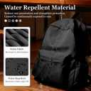 Classic Basic Black Backpack For Women,Waterproof High School Bookbag,Lightweight Casual Travel Daypack,College Backpack Men,Middle School Bag For Girls Boys