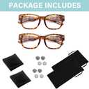 Magnifying Glasses with Lights Bright LED Readers Blue Light Blocking Reading Glasses with LED Lights for Men Women Eyeglasses Lighted Magnifier Nighttime LED Reading Glasses+150