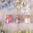 24Pack Glass Bottles with Lids, 50ml Small Glass Bottles with Cork Stopper Storage, Decorative Empty Mini Glasses Bottle for DIY Art Crafts, Projects Decoration, Party Supplies,Wedding