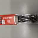 Colgate 360 Vibrate Charcoal Battery Operated Toothbrush Pack, Soft with 1 AAA Battery Included, Black, 2 Count