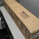 Shower Panel Tower System, Stainless Steel Multi-Function Shower Panel, Shower Tower with 5 Body Jets Handheld Shower Wand Tub Spout and Rainfall Head Temperature Display, Black