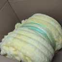 Flannel Fleece Throw Blanket, 3D Jacquard Light Yellow Fuzzy and Warm Blanket for Couch, Sofa, Bed, 300GSM Super Soft Touch Cozy Home Decor