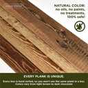 Barnwood Planks - Wood Paneling for Wall for Farmhouse Decor - 12 Reclaimed Wood Planks - Natural Brown (16 sq. ft), 47 x 4 x 0.3 Inch Each - DIY (Glued or Nailed)