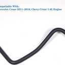 13251447 for Chevy Cruze 1.4 Radiator Hose 2011 2012 2013 2014 2015 2016 Recovery Tank Inlet Coolant Bypass Hose 11 12 13 14 15 16 GM Chevrolet Replace 13408385 1.4L Turbo