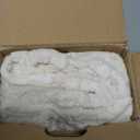 MIULEE Pack of 2 Corduroy Decorative Throw Pillow Covers 20x20 Inch Soft Boho Striped Pillow Covers Modern Farmhouse Home Decor for Sofa Living Room Couch Bed Cream White