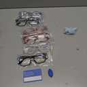 CCVOO 6 Pack Blue Light Blocking Reading Glasses, Anti Headache/Glare/Eye Strain Readers Computer, Eyeglasses Women/Men (6 Pack Mix, +2.00)