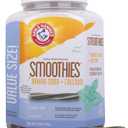 Arm & Hammer for Pets Smoothies Dental Treats for Dogs with Baking Soda and Calcium, Treat Chews Help Fight Bad Breath, Plaque & Tartar without Brushing, Mint, 57 Pcs (Packaging may vary) (52.8 Ounce (Pack of 1))