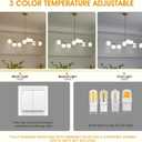 55" Brass Linear Chandelier, 16 Lights Mid Century Modern Sputnik Chandelier, Large Pendant Lights Kitchen Island with White Glass Lampshade, Bubble Chandelier for Kitchen Over Table - Gold