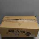 Donut Dog Bed - Premium Comfort for Anxiety Relief - Fluffy & Calming Design with Ultra-Plush Support | Cozy Round Dog Bed with Super Soft Circle Style (Dark Grey, Medium)