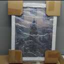 Frame Amo White 12x16 Picture or Poster Frame, 1 inch Wide Border, Smooth Finish, Acrylic Front