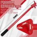 Tondiamo Rebar Bender for 5/8 Inch Bars Manual Bending Machine Rebar Tools Bar Reverse Head for Flat Steel and Steel Rod