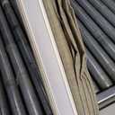 Joydeco Cordless Roman Window Shades, Linen Fabric Blackout Blinds, Thermal Insulated Room Darkening Shades for Indoor Windows, Easy Installation, 58" W × 75" H, Linen