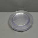 bUCLA 30PCS Clear Plastic Dinner Plates Disposable - 10.25" Heavy Duty Clear Plastic Plates for Party & Wedding