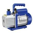 ZENY 3.5CFM Single-Stage 5 Pa Rotary Vane Economy Vacuum Pump 3 CFM 1/4HP Air Conditioner Refrigerant HVAC Air Tool, R410a 1/4" Flare Inlet Port, Blue